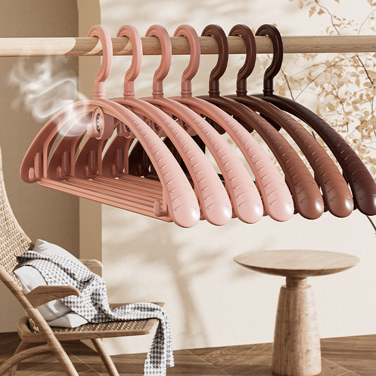 Multifunctional plastic non-slip clothes hanger - Image 2