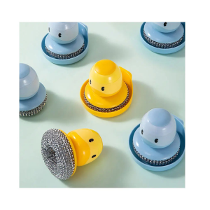 Kitchen pot and pan cleaning brush