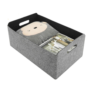 Foldable breathable cube storage basket