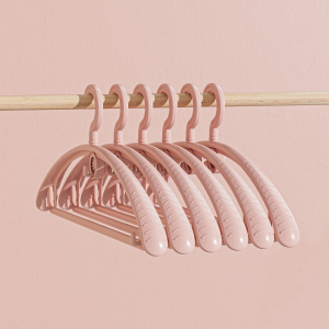 Multifunctional plastic non-slip clothes hanger