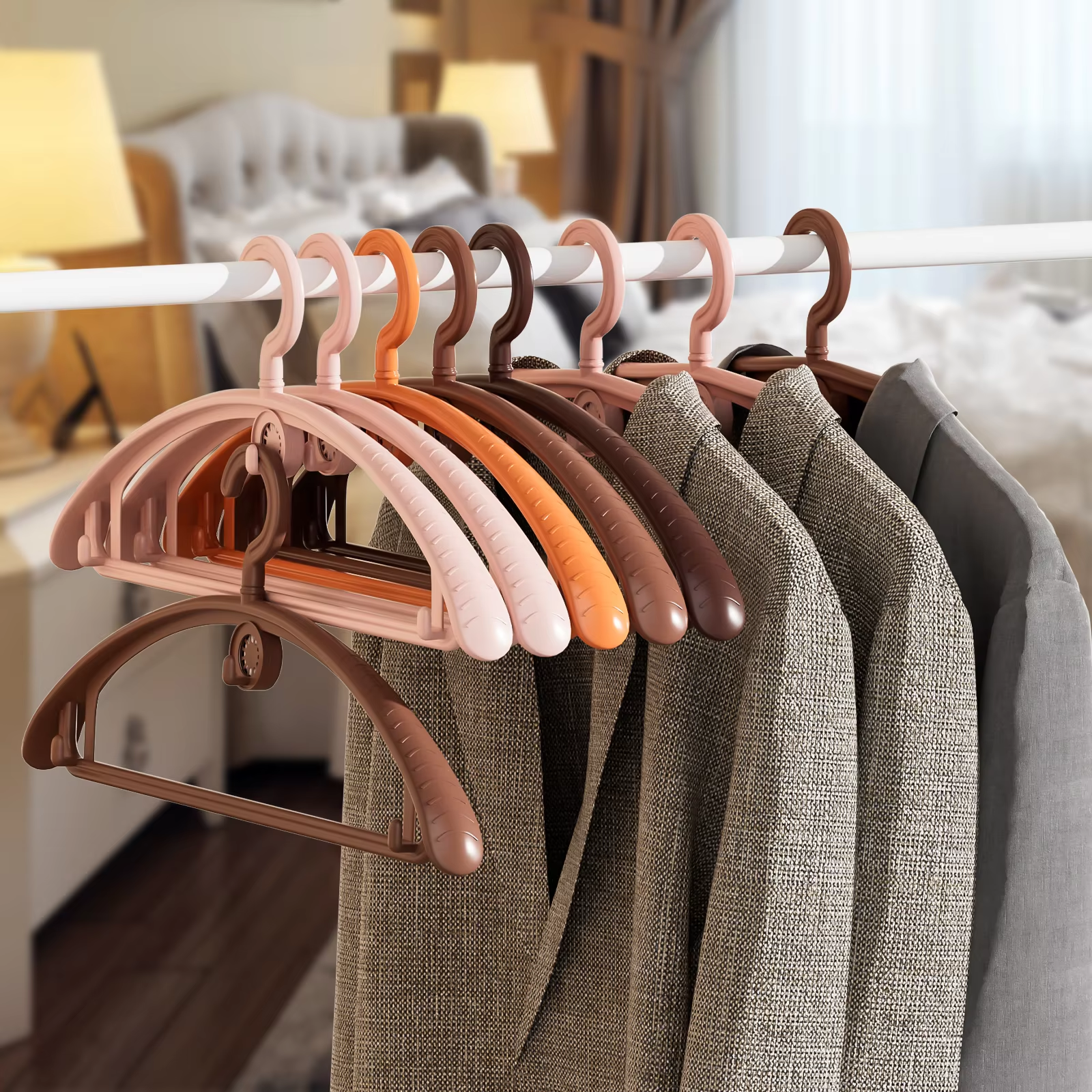 Multifunctional plastic non-slip clothes hanger - Image 5