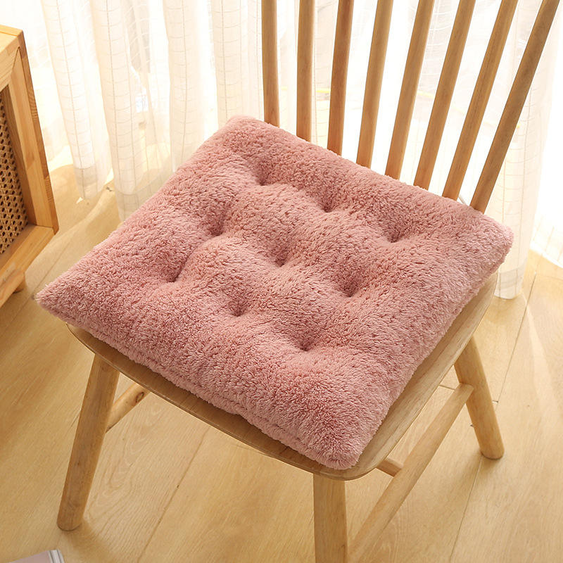 Solid color thickened office chair cushion - Image 2
