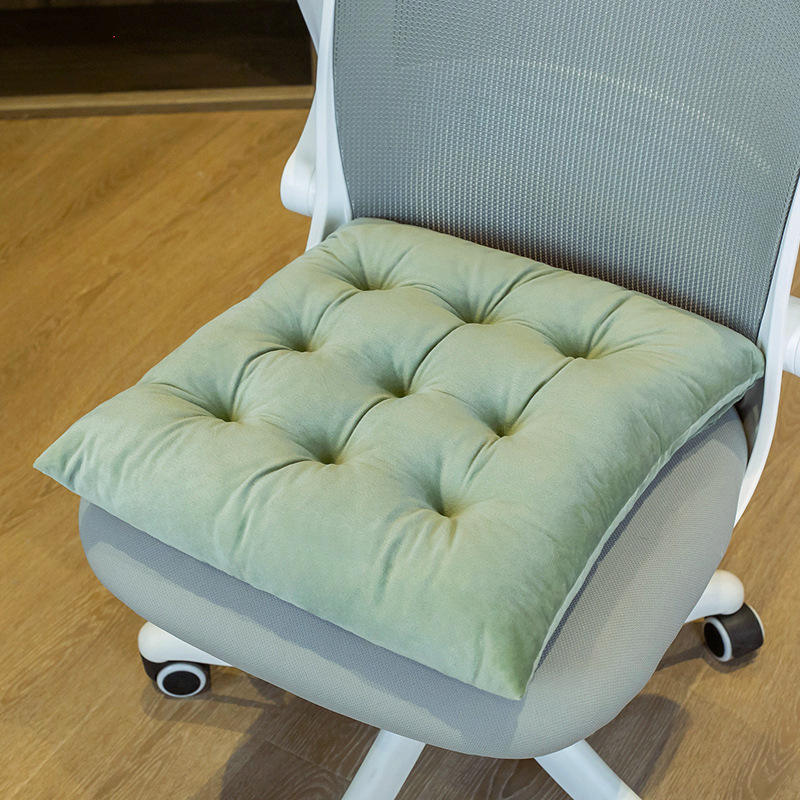 Solid color thickened office chair cushion - Image 3