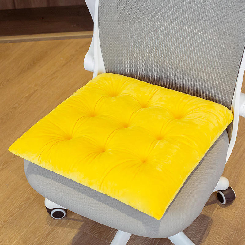Solid color thickened office chair cushion - Image 4