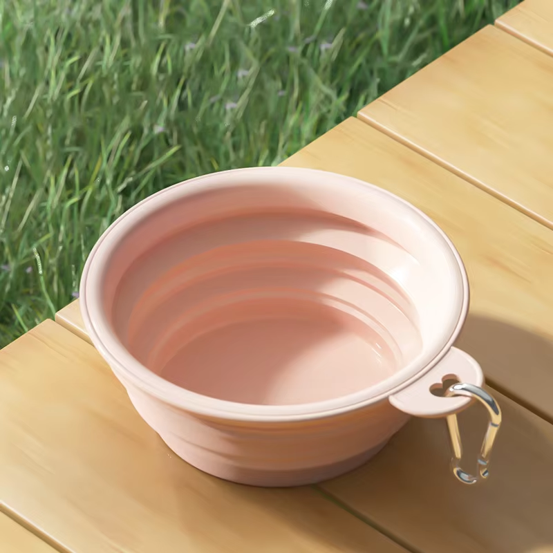Outdoor Portable Wholesale BPA-Free Foldable Pet Feeding Bowl - Image 3