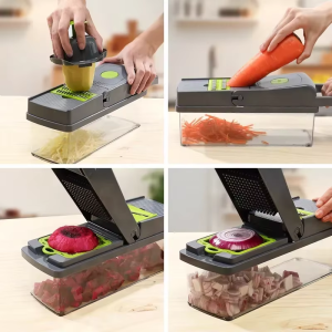 Multifunctional 12 - in - 1 Vegetable Chopper Tool