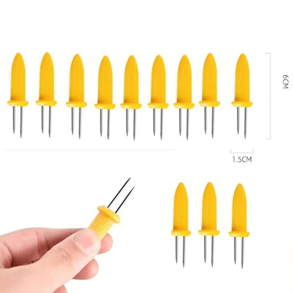 Corn Cob Holders Tray Set 12pcs, Wholesale Custom Available - Bild 4
