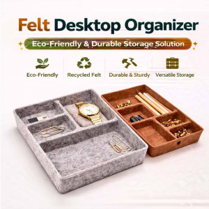 Custom Eco-Friendly Felt Storage Boxes for Home & Office