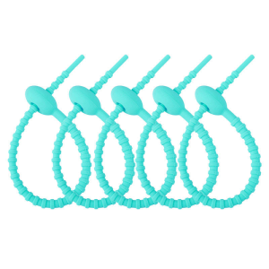 Reusable Silicone Cable Ties Headphone & Cord Organizer