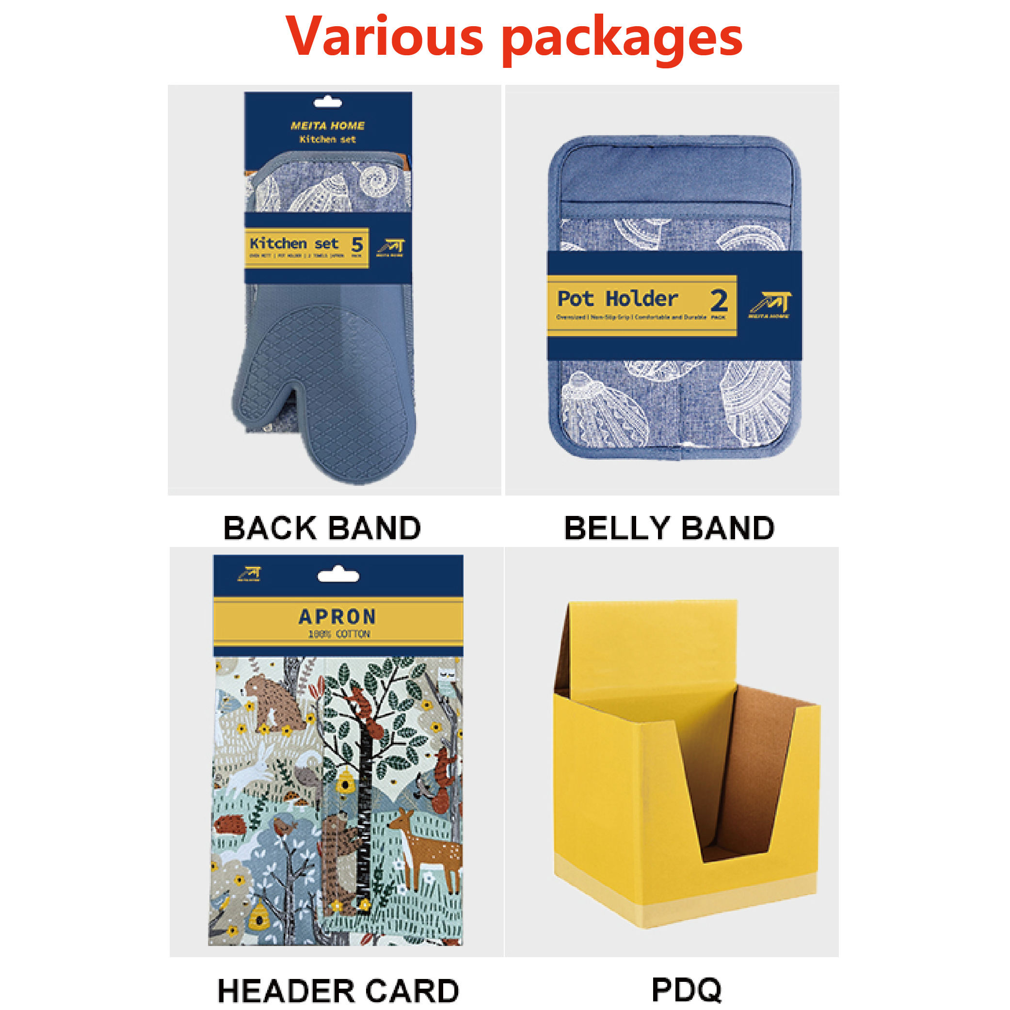 Custom Logo Waterproof Cotton Cooking Kitchen Apron for Chef - Immagine 4