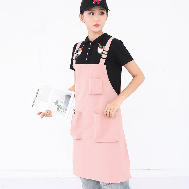 Waterproof Taslon Apron Custom Logo Cooking Apron for Kids - Image 3