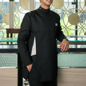 Wholesale Hotel Men Blazer Long Sleeve Manager Work Uniform