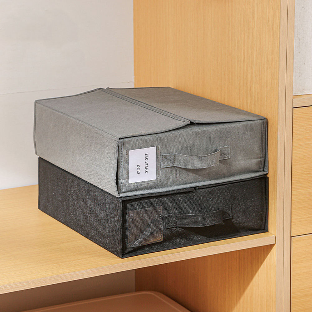 卸売折りたたみ式クローゼットオーガナイザー寝具収納ボックスセット - 画像 3