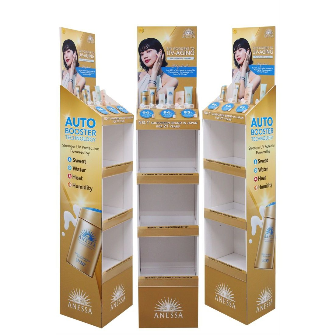 PVC Forex Cosmetic POP Floor Display Rack Wholesale - Image 3